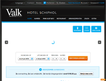 Tablet Screenshot of hotelschiphol.nl